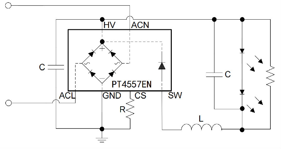 PT4557EN典型应用电路