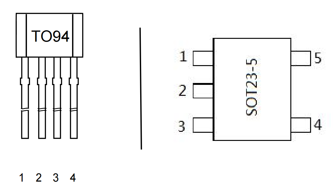 N531 SOT23-5/TO94引脚图
